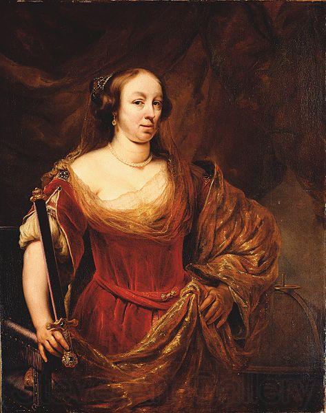 BOL, Ferdinand Portrait of Louise Marie Gonzaga de Nevers Norge oil painting art